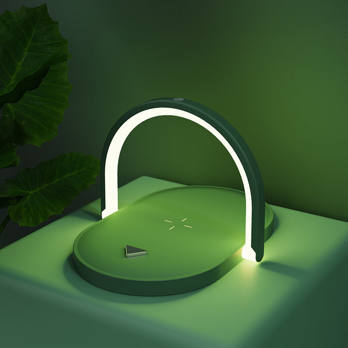 Warmfell Foldable bedside lamp with wireless phone charger