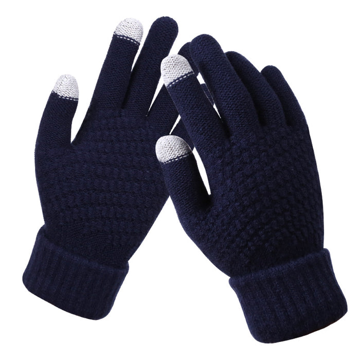 Warmfell Textured Knit Touchscreen Gloves for Everyone