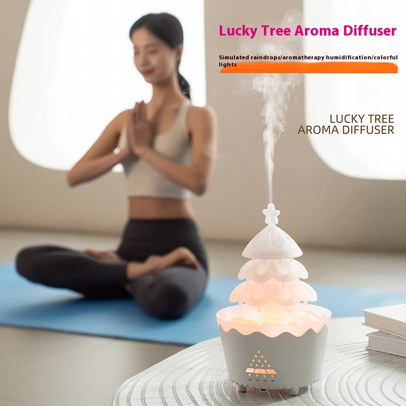 Essential Oil Aroma Diffuser With Remote Control And Mute Mist