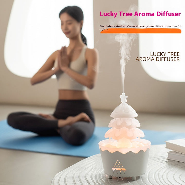 Essential Oil Aroma Diffuser With Remote Control And Mute Mist