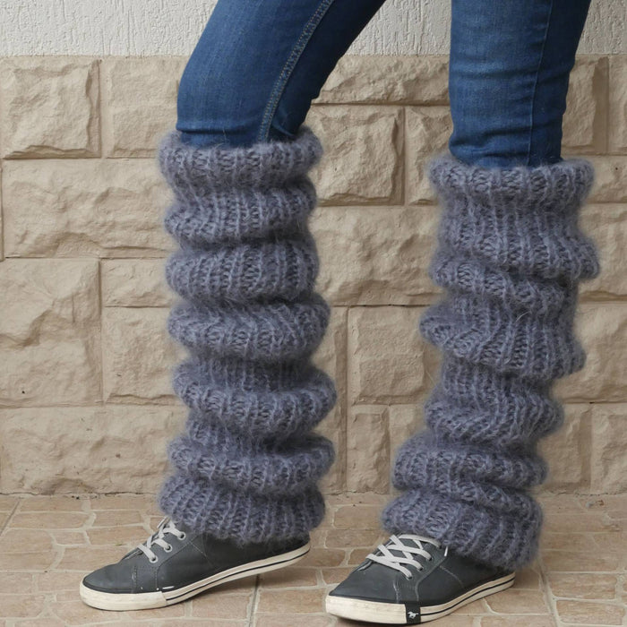 Warmfell Chunky Slouch Leg Warmers in Fluffy Knit