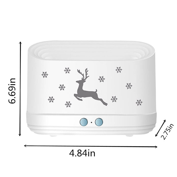 Flame Diffuser with Elk Design – Quiet Aroma Mood Light