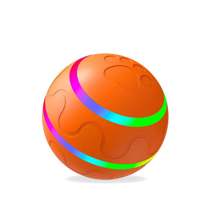 Warmfell Self-rolling LED pet ball that changes direction