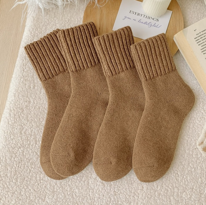 Warmfell Thick Terry Plush Socks for Cold Days
