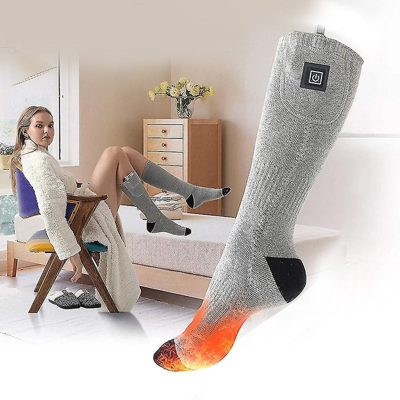 Warmfell™ Rechargeable Heated Socks with Up to 8 Hours of Adjustable Warmth