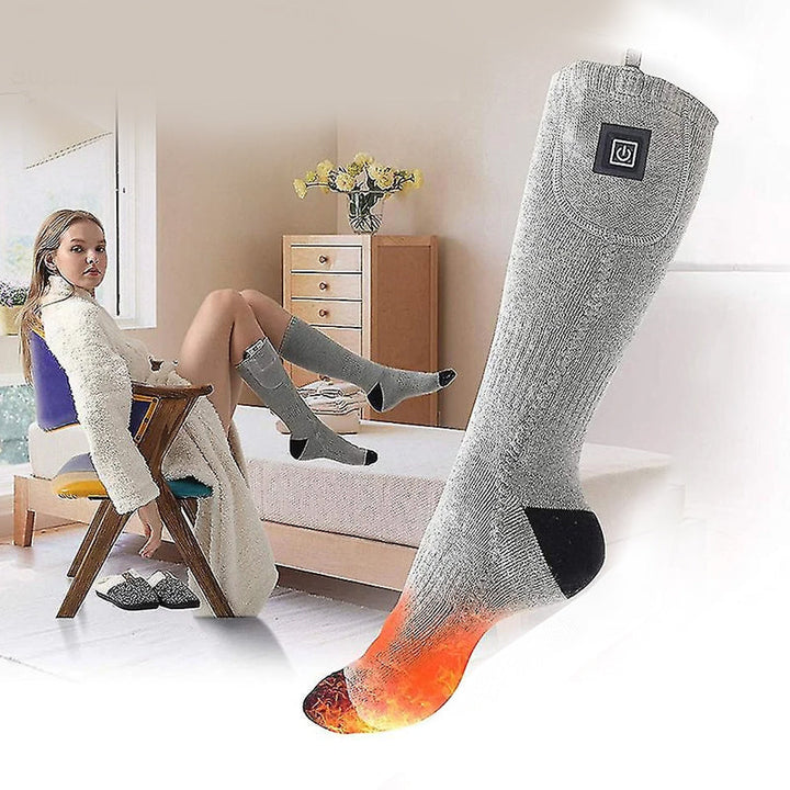 Warmfell™ Rechargeable Heated Socks with Up to 8 Hours of Adjustable Warmth