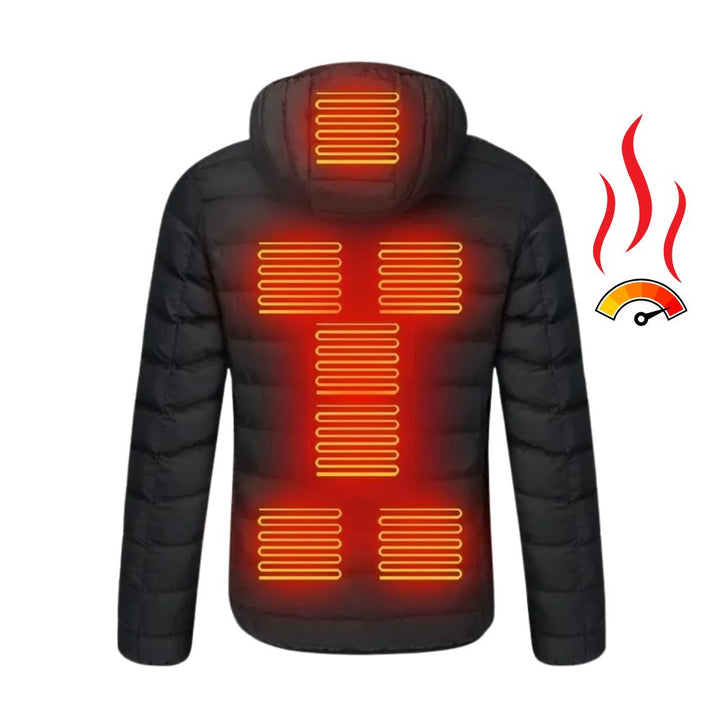 Warmfell™ Heated Jacket with 10 Zones and Rechargeable Battery