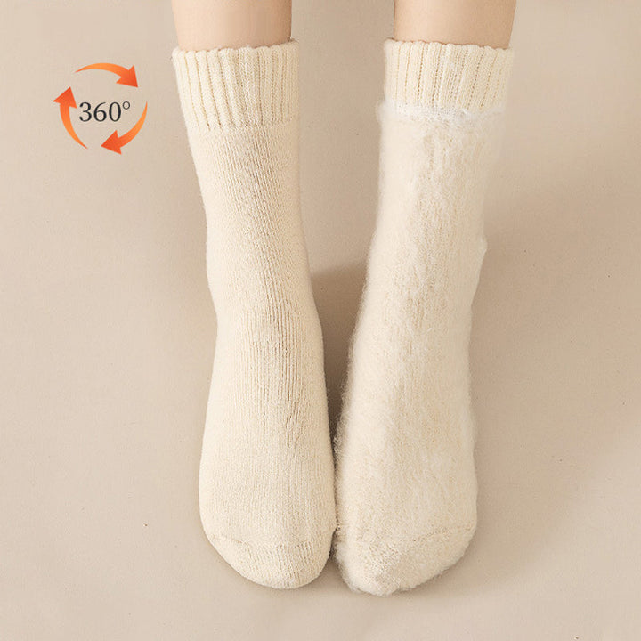 Warmfell™ Fleece-Lined Thermal Socks, 3-Pair Set with Moisture Wicking