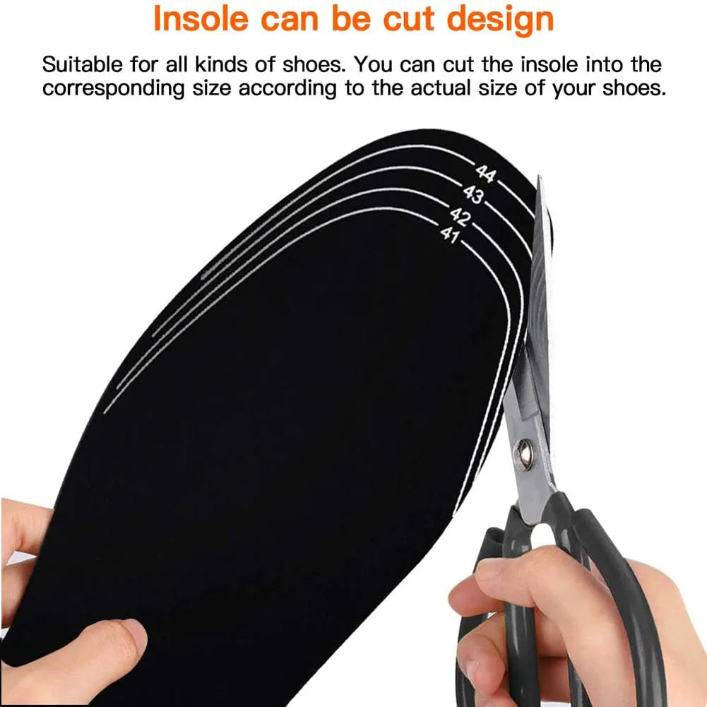Warmfell™ USB Heated Shoe Insoles With Slim Carbon Fibre Heating