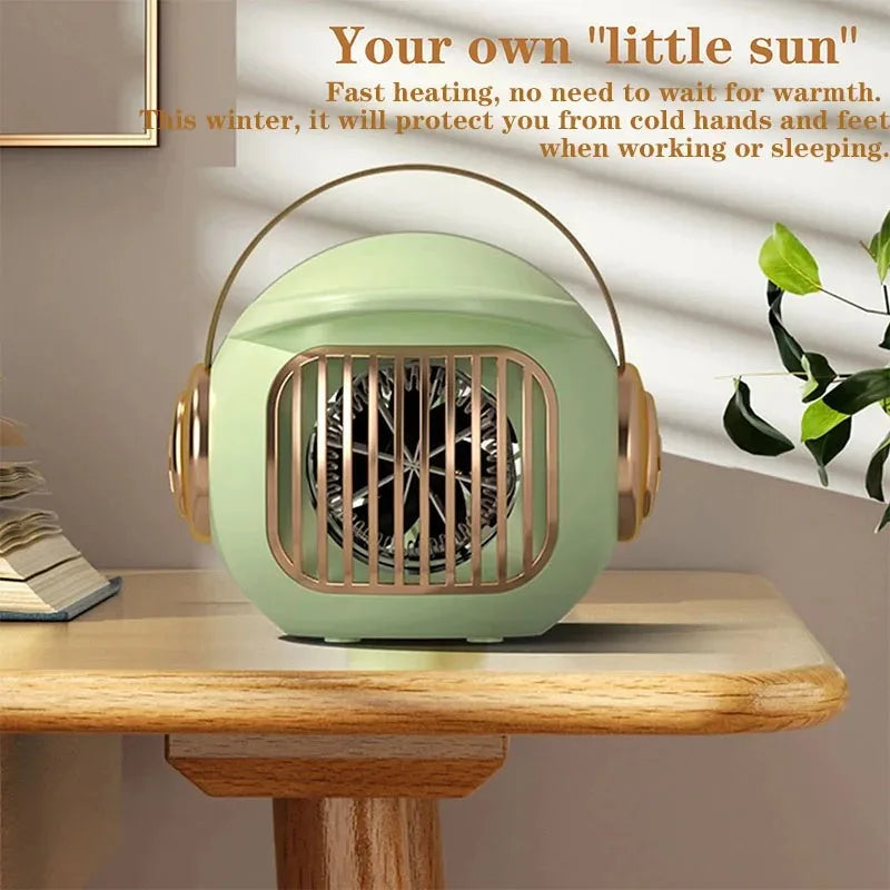 Warmfell™ Two-Tone Mini Heater with 3-Second Warm-Up