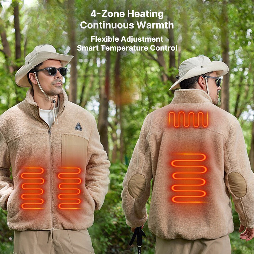 Warmfell™ Heated Fleece Jacket with 4-Zone Warmth