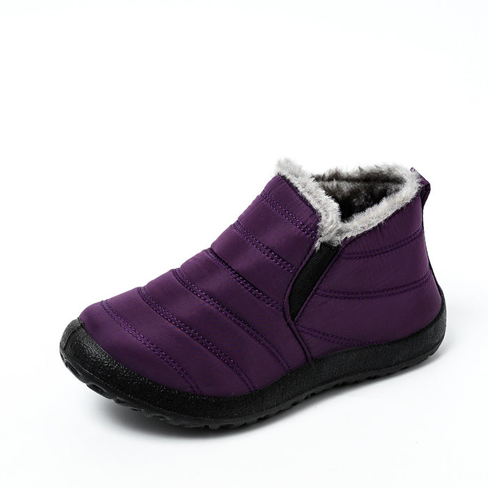 Warmfell Unisex slip-on snow boots, waterproof and lightweight