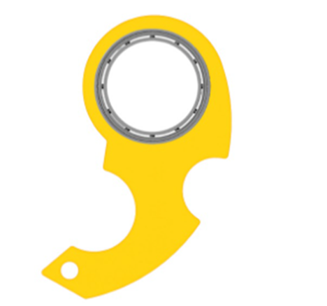 Warmfell Fidget spinner keyring with bottle opener