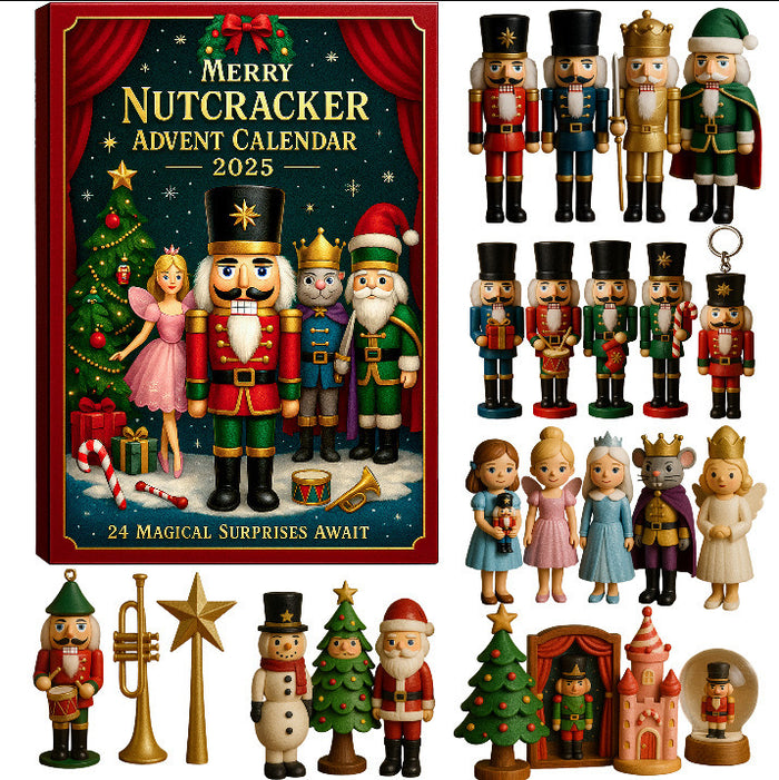Warmfell Advent Calendar with 24 Acrylic Hanging Ornaments
