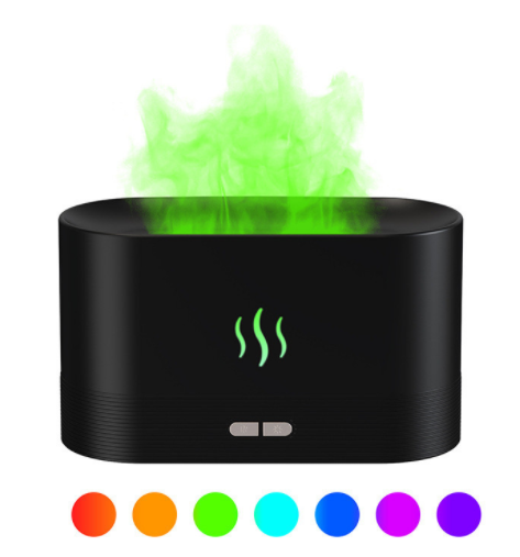 Warmfell Flame humidifier and aroma diffuser with auto-off, USB powered