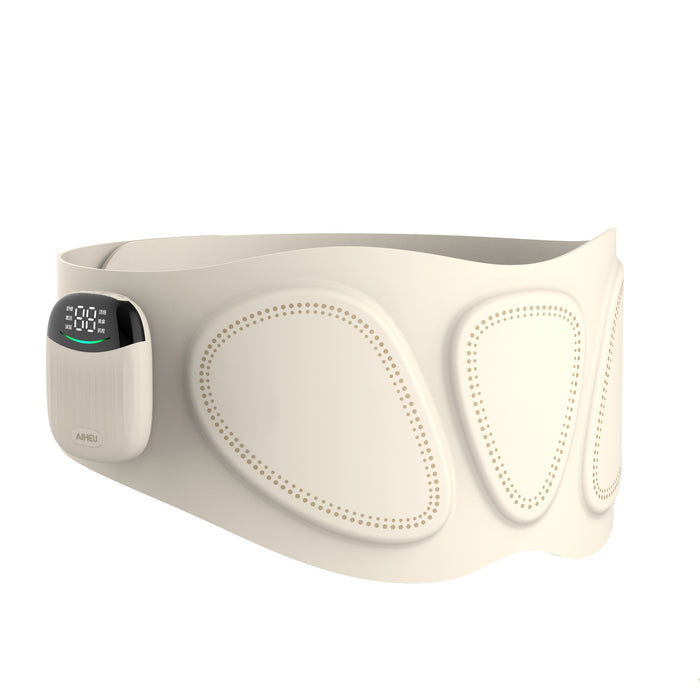 Warmfell Heated Waist Belt with EMS Pulse Massage and LED Display