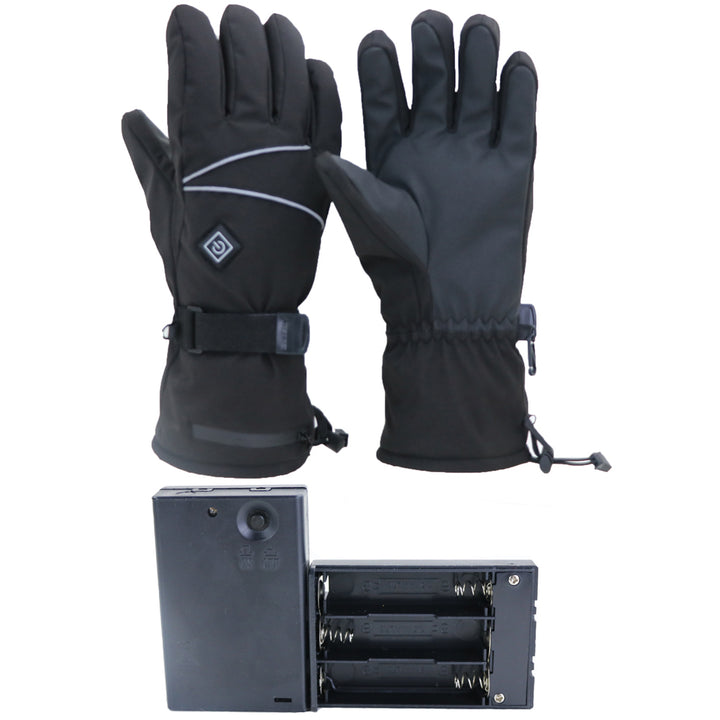 Electric Heated Gloves With 3 Temperature Levels And Warm Velvet