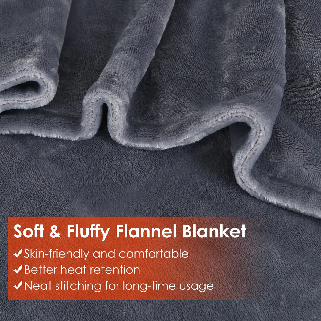Portable USB Heated Blanket Wrap With 3 Heat Settings