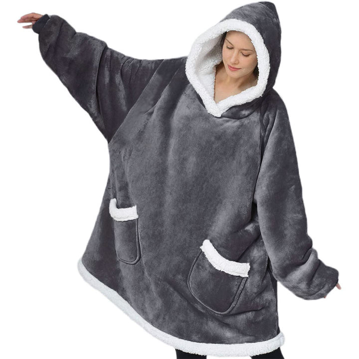 Oversized Hoodie Blanket – Cosy Wearable Blanket with Pocket