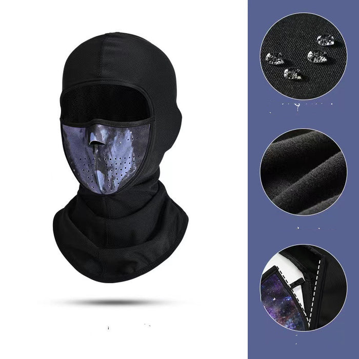 Warmfell Windproof ski face mask and neck cover for cold slopes