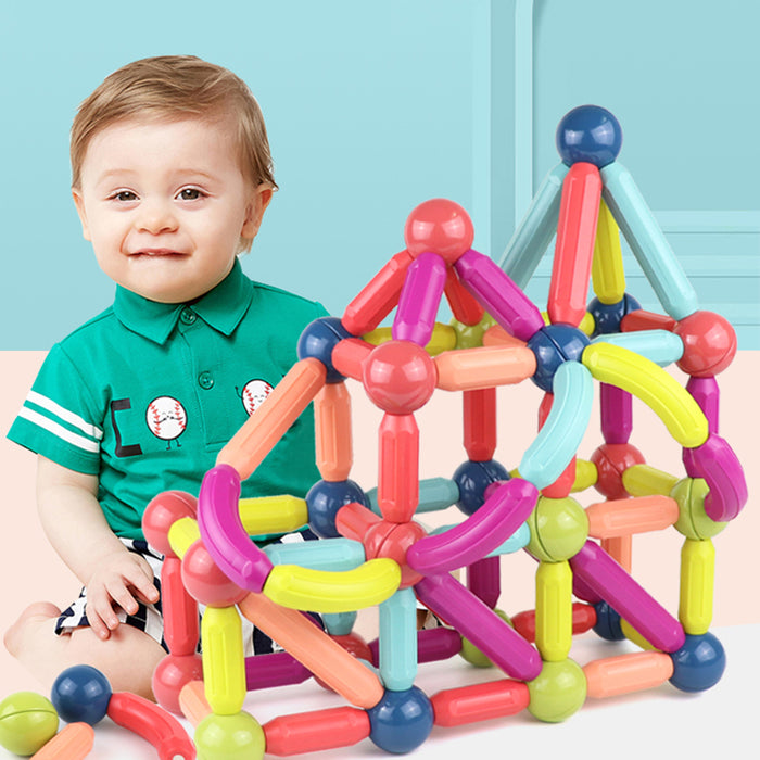 Warmfell Magnetic stick and ball building set
