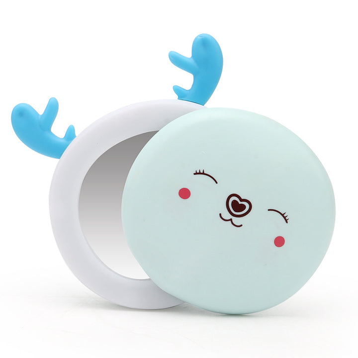 3 In 1 Rabbit Hand Warmer, Power Bank And LED Makeup Mirror