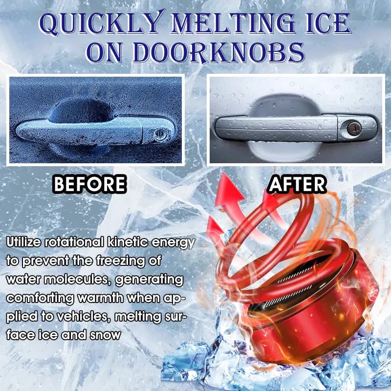 Warmfell™ Solar Rechargeable De-Icer with Automatic Temperature Control