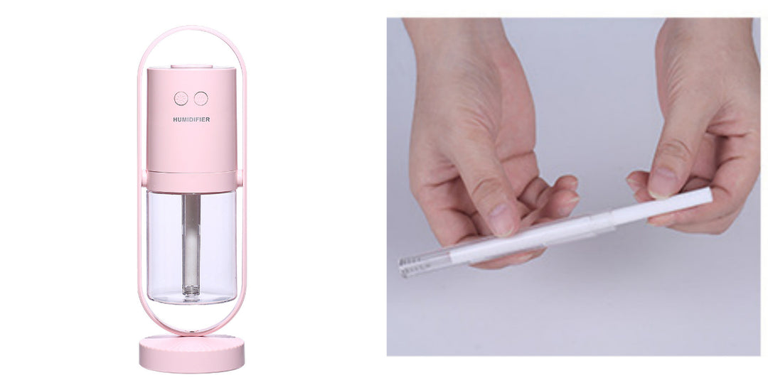 USB Air Humidifier with Projection Night Light, Ultrasonic Mist