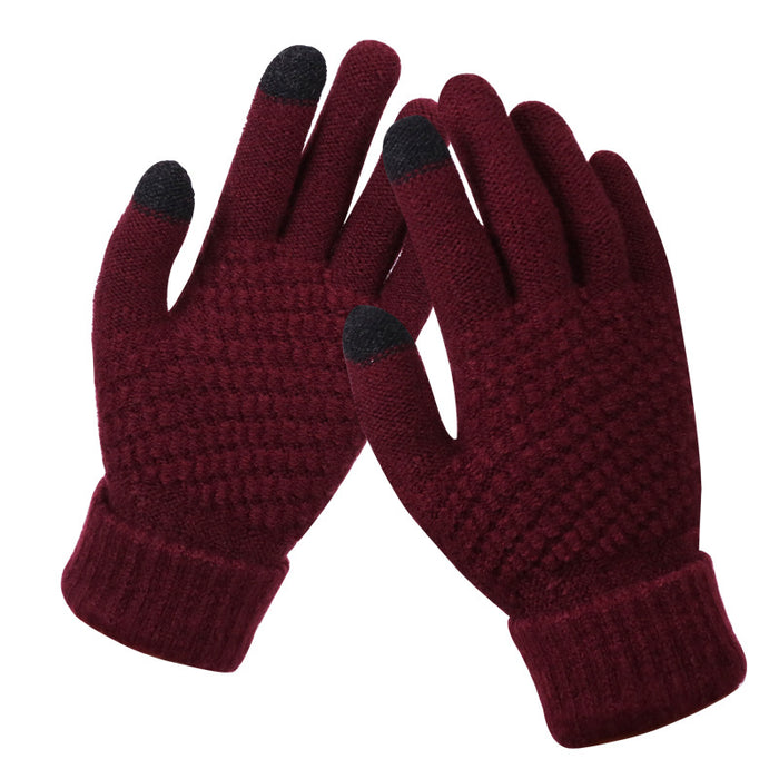 Warmfell Textured Knit Touchscreen Gloves for Everyone