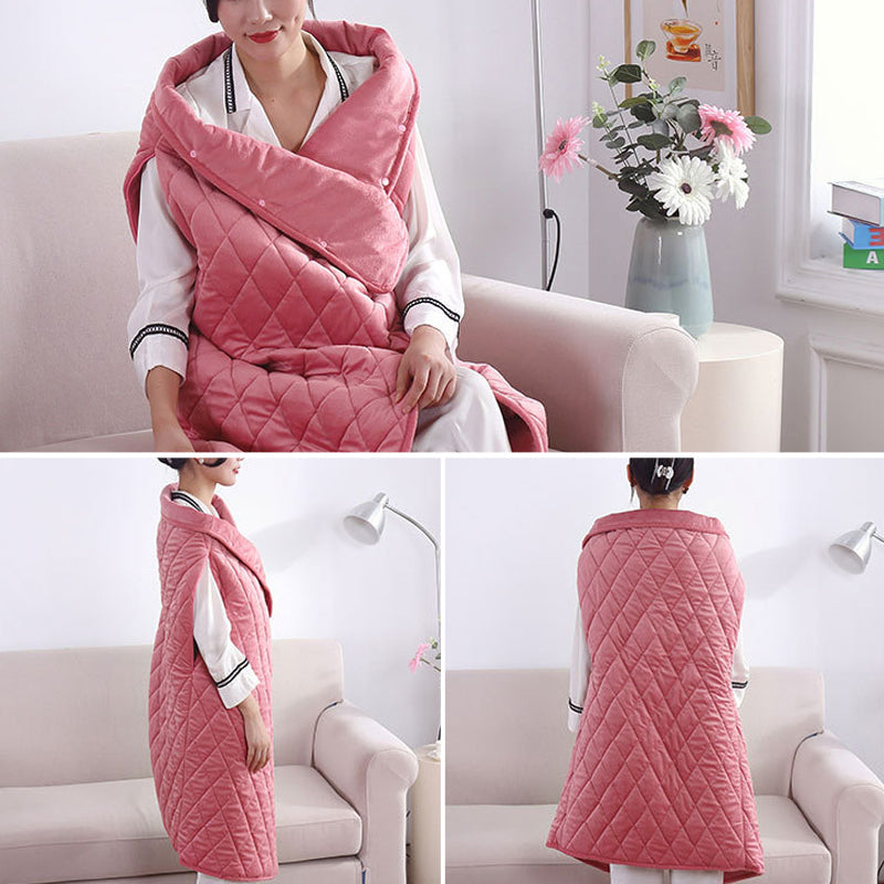 Warmfell™ USB Heated Blanket with Power Bank Pocket