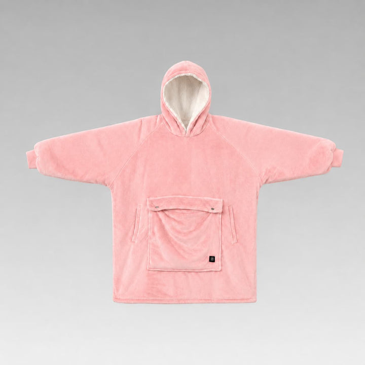 Warmfell™ USB Heated Blanket Hoodie with 3-Zone Thick Flannel Warmth