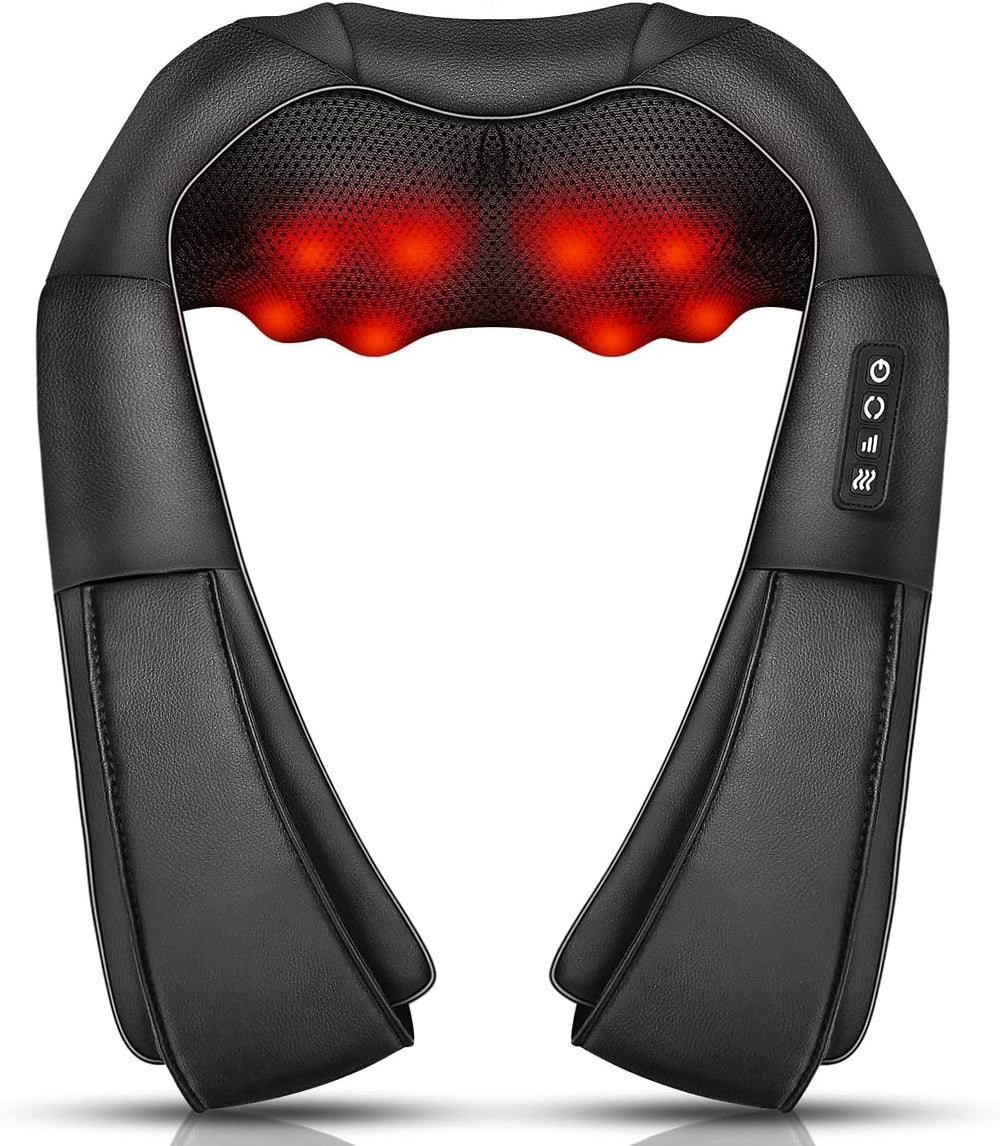 Electric Shiatsu Neck and Shoulder Massager with Heat