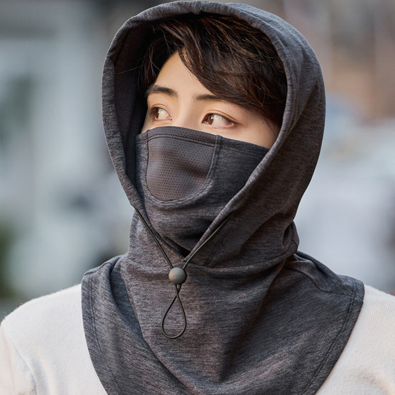Warmfell™ Hooded Face Mask with Neck Warmer for Cycling and Skiing