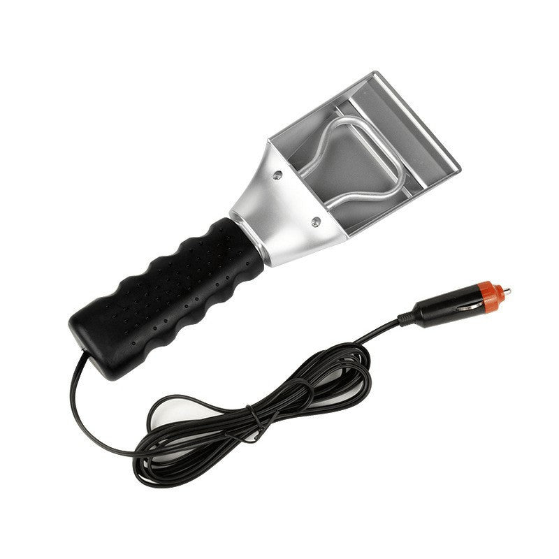 Warmfell™ 12V Heated Snow and Ice Scraper with Anti-Scratch Squeegee