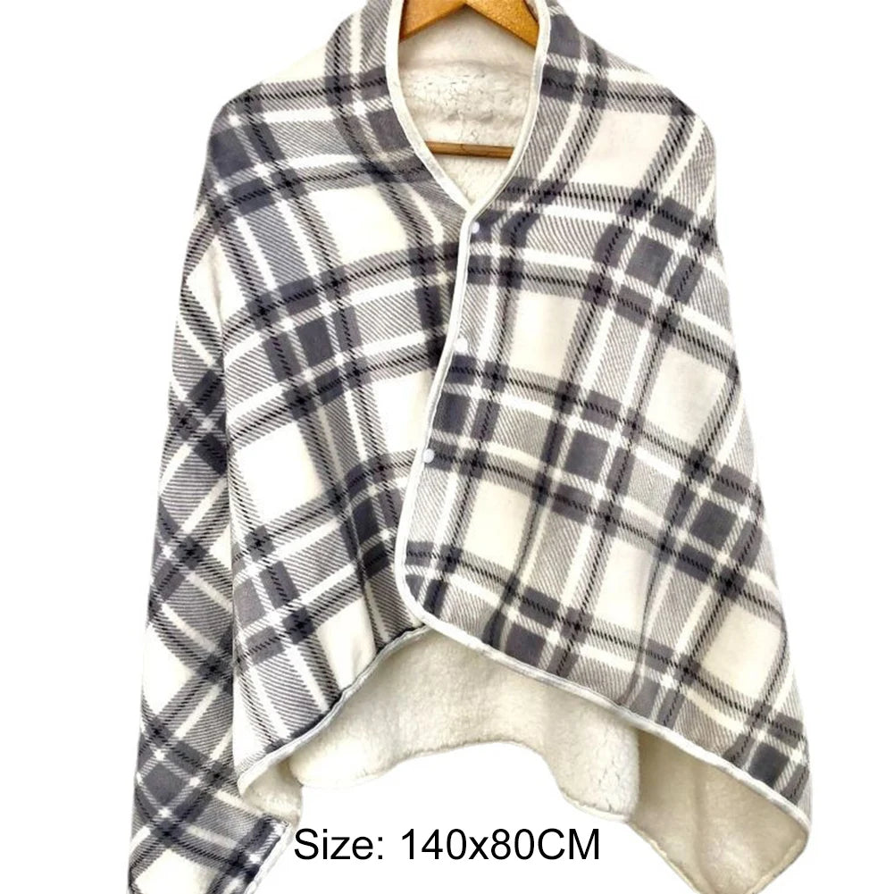 Warmfell™ Soft Heated Shawl Wrap with Auto Shut-Off Timer