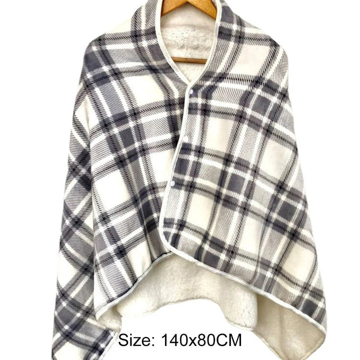 Warmfell™ Soft Heated Shawl Wrap with Auto Shut-Off Timer