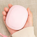 Double-sided rechargeable hand warmer with three settings