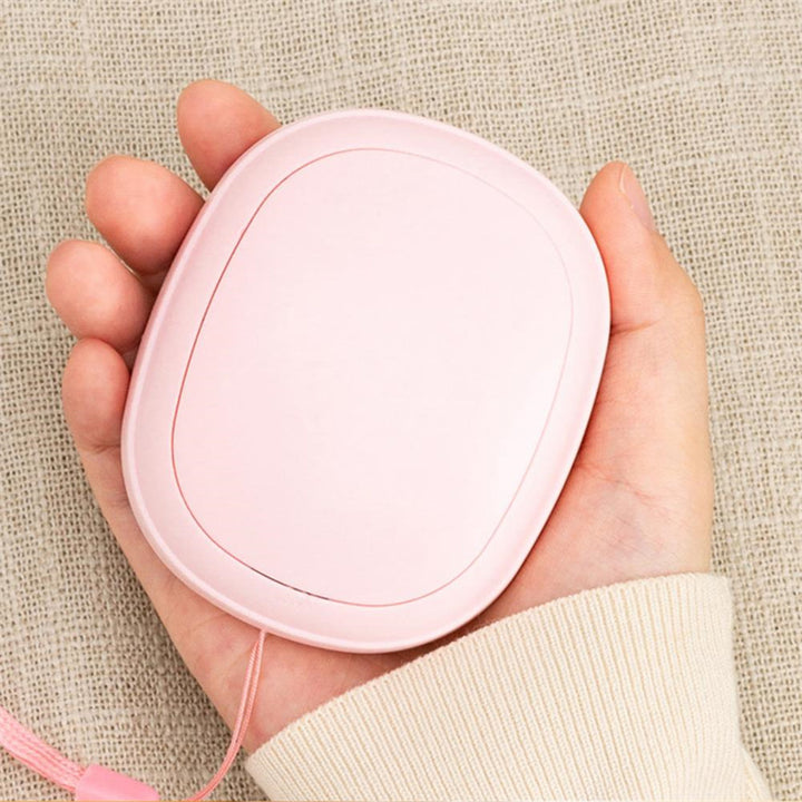 Double-sided rechargeable hand warmer with three settings
