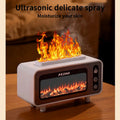 Fireplace Flame Aroma Diffuser With Humidistat, 200ml, 7 Colours