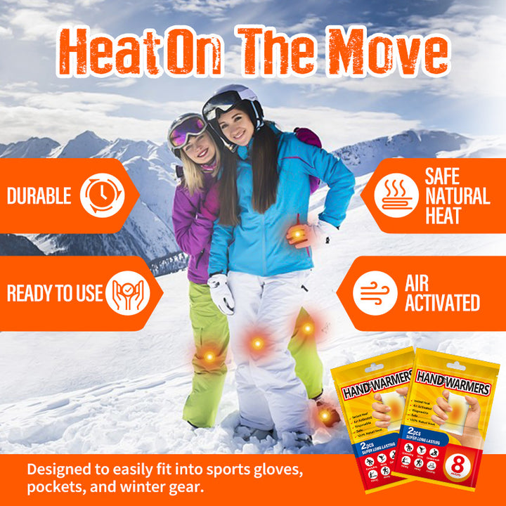 Self-Heating Hand Warmers – Instant Air-Activated Heat Packs