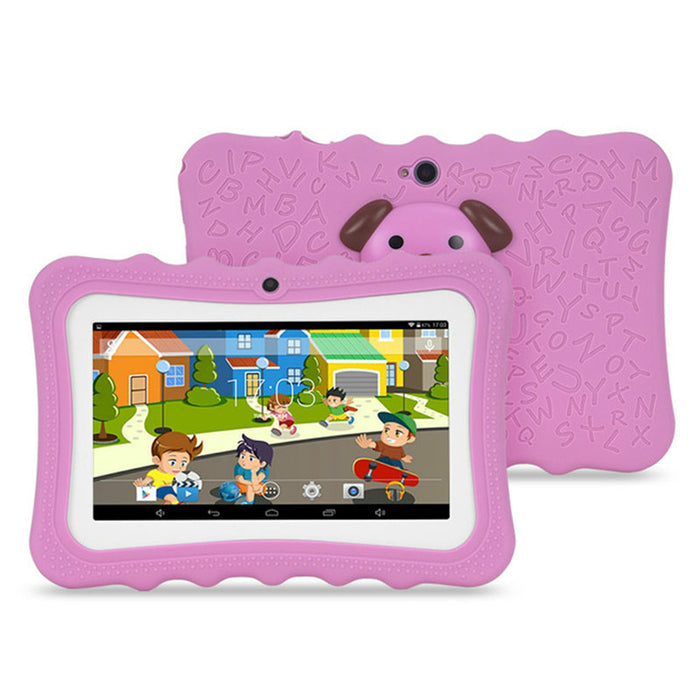 Warmfell 7-inch kids tablet with protective case and stand