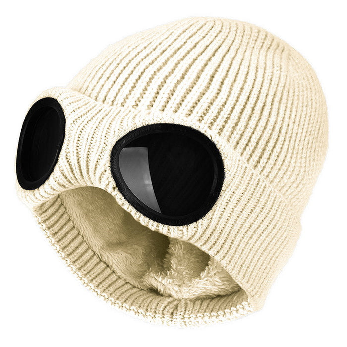 Warmfell Fleece Lined Beanie with Flip Up Goggles