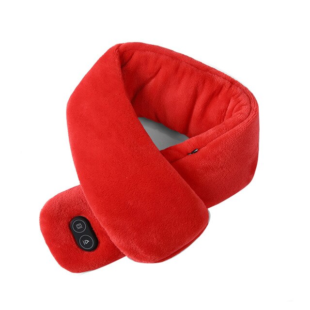 Warmfell USB heated neck wrap with vibration massage – 3 heat settings