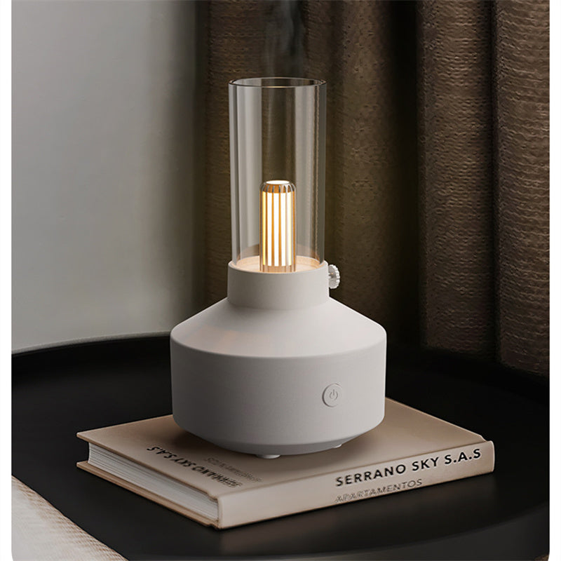 Retro Aroma Diffuser With Candlelight Filament Night Light