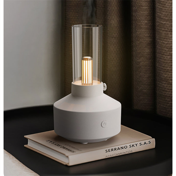 Retro Aroma Diffuser With Candlelight Filament Night Light