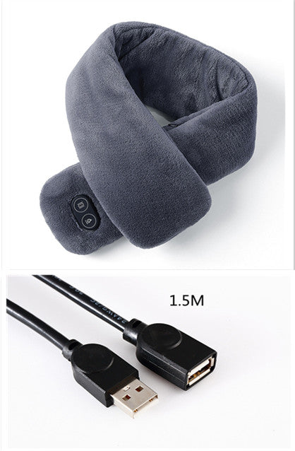 USB Heated Neck And Shoulder Wrap With Massage And Heat