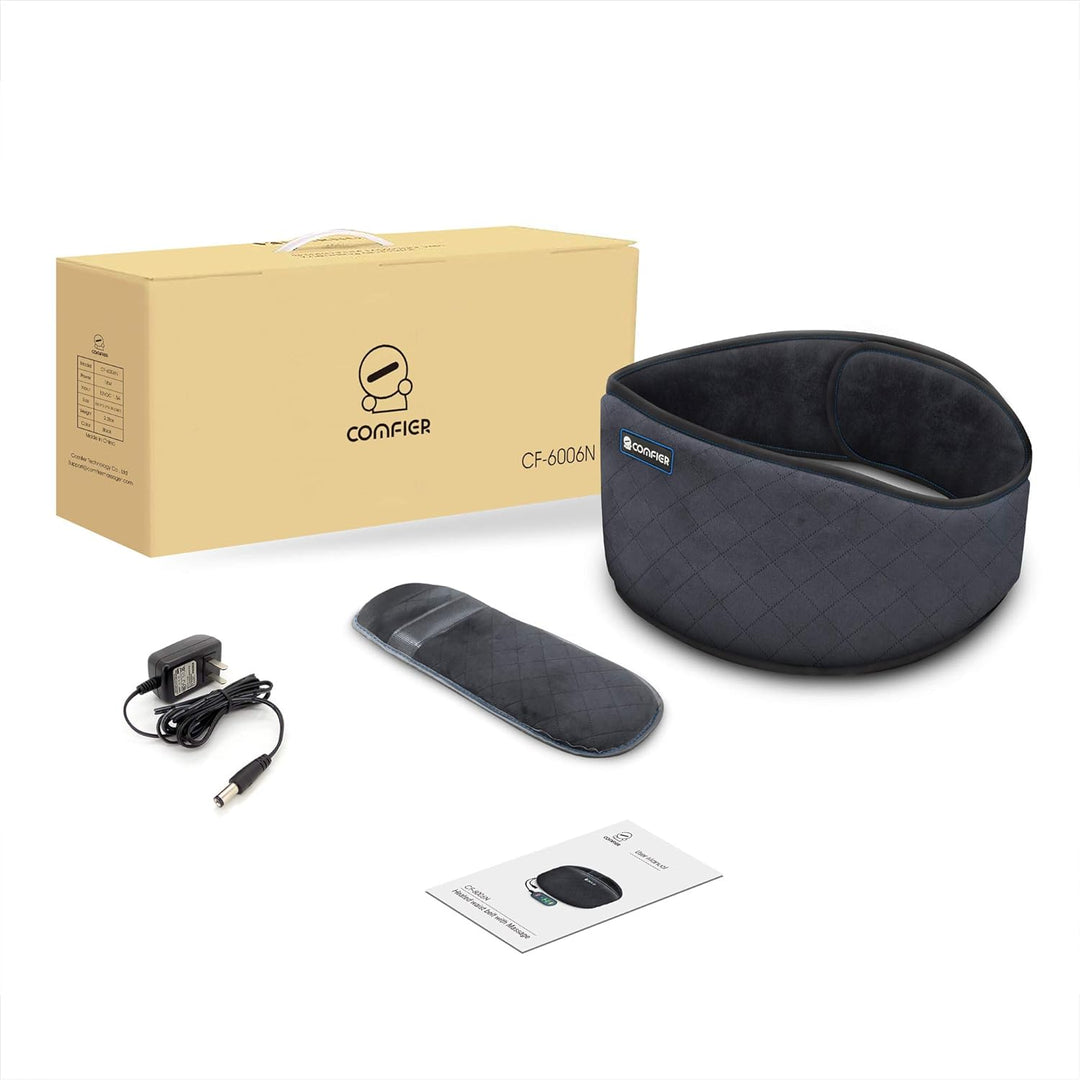 Warmfell™ Heated Back Wrap with 4 Massage Motors and Vibration