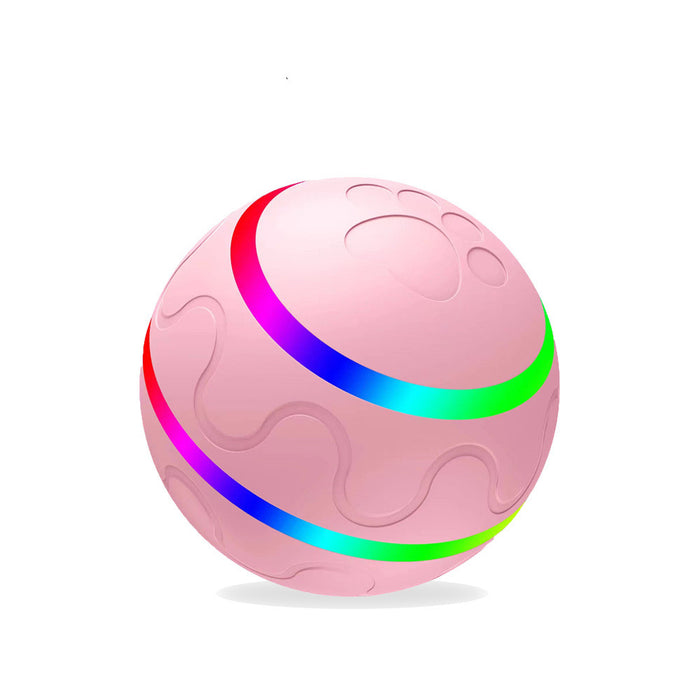 Warmfell Self-rolling LED pet ball that changes direction