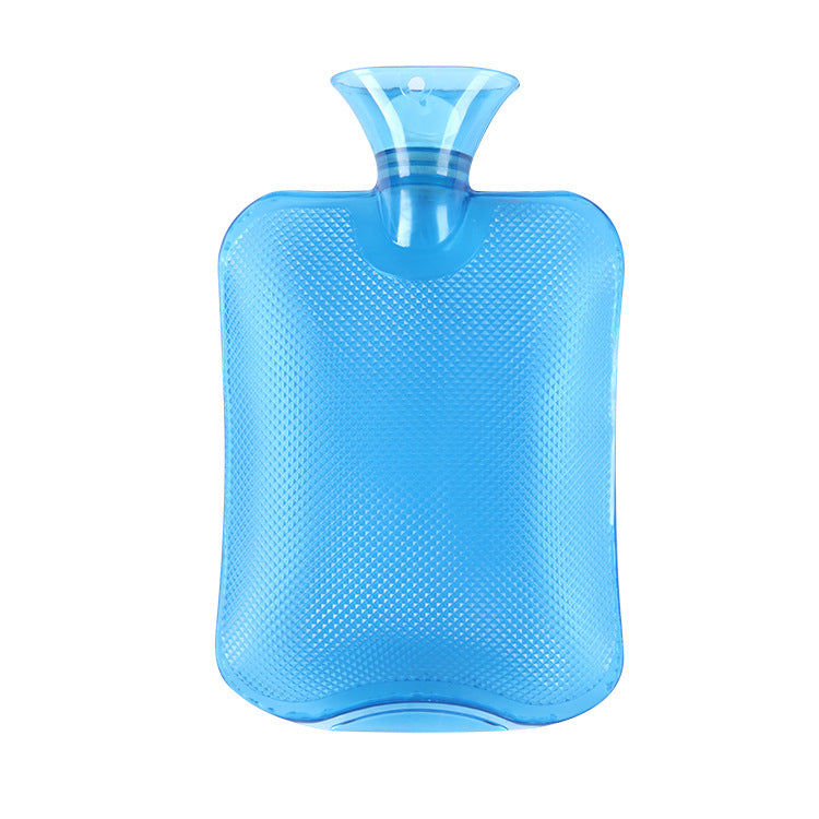 Water Filled Hot Water Bottle In Clear PVC, 1 Or 2 Litres