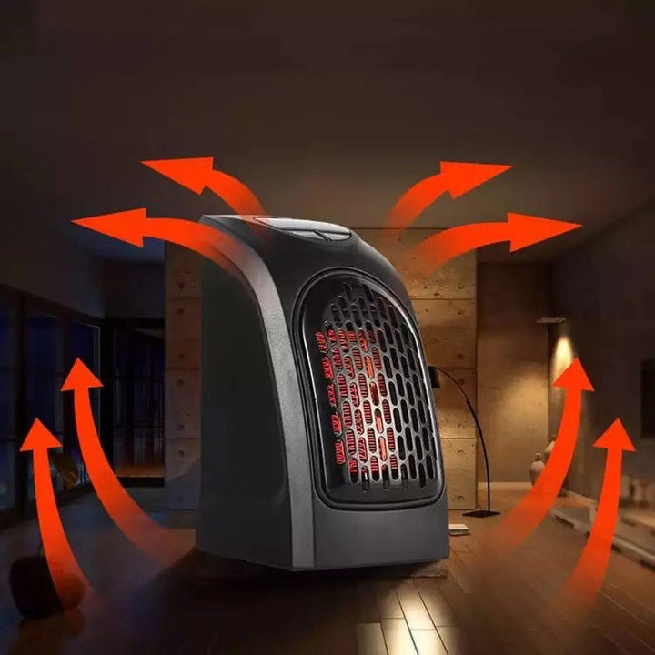 Flame Effect Mini Heater For Home With 3 Gears And 500W